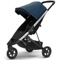 Poussette Thule Spring "Aluminum / Majolica Blue"