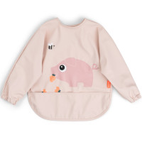 Bavoir manches longues imperméable (6-18 mois) "Tiny Farm Powder"