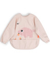 Bavoir manches longues imperméable (6-18 mois) "Tiny Farm Powder" Done by Deer