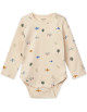 Body manches longues coton bio Yanni "Aviator"
