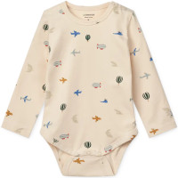 Body manches longues coton bio Yanni "Aviator"