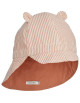 Chapeau saharienne bébé réversible en coton bio Gorm "Tuscany Rose"
