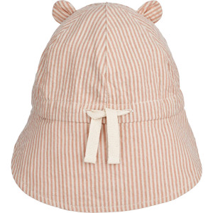 Chapeau saharienne bébé réversible en coton bio Gorm "Tuscany rose" Liewood