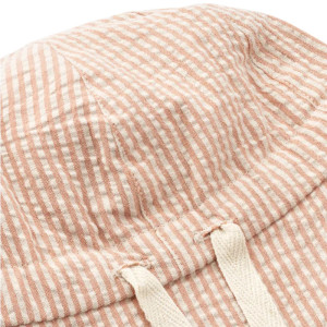 Chapeau saharienne bébé réversible en coton bio Gorm "Tuscany rose" Liewood