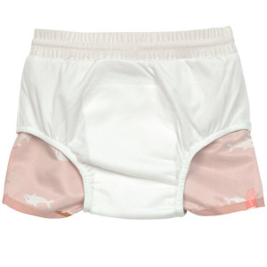 Short de bain bébé à couche intégrée anti-UV "Dauphin pêche" Lassig