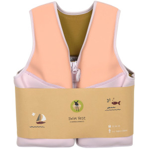 Gilet de natation enfant "Lavande/Abricot" (2-6 ans) Lassig