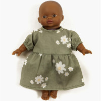 Gordis - Robe Faustine à manches ballon "Marguerites" pour poupée Gordis