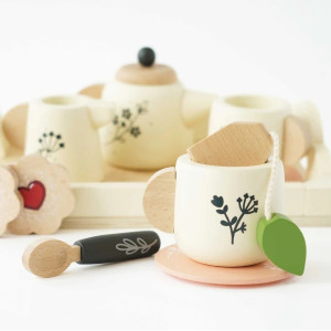 Service à thé et plateau en bois (12 Pièces) (3 ans et +) Le Toy Van