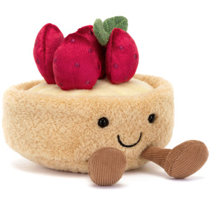 Peluche Amuseable Fleurette Tarte Aux Fraises (11 cm) Jellycat