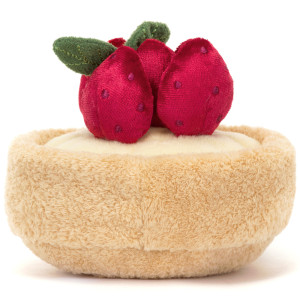 Peluche Amuseable Fleurette Tarte Aux Fraises (11 cm) Jellycat