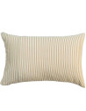 Taie d'oreiller en Percale de Coton Bio "Rayé Ambre" (40x60) Kadolis