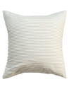 Taie d'oreiller en Percale de Coton Bio "Rayé Lin" (60x60) Kadolis