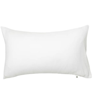 Taie d'oreiller en Pur Coton Bio "Blanc" (40x60) Kadolis