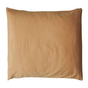 Taie d'oreiller en Satin de Coton Bio "Ambre" (60x60) Kadolis