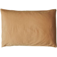 Taie d'oreiller en Satin de Coton Bio "Ambre" (40x60)