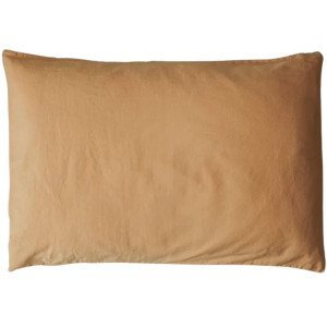 Taie d'oreiller en Satin de Coton Bio "Ambre" (40x60) Kadolis