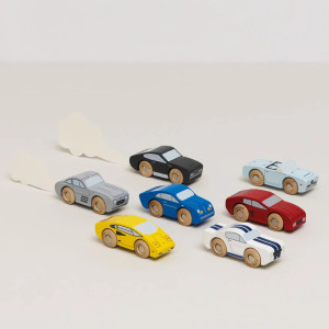 Set de Voiture de Sports en bois (x7)  Le Toy Van