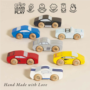 Set de Voiture de Sports en bois (x7)  Le Toy Van