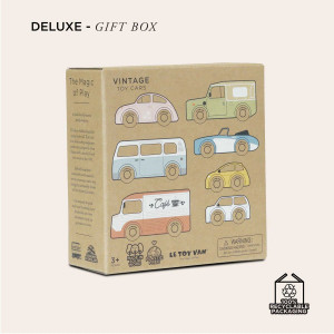 Set de Voiture Rétro en bois (x7)
