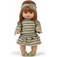 Gordis - Ensemble 3 pièces Liliane "Marinière Kaki" pour poupée Gordis