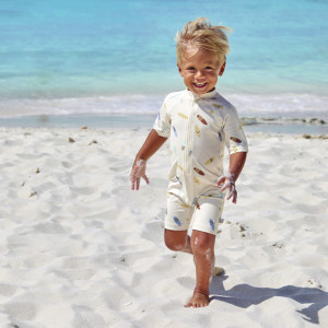 Combinaison Anti-UV bébé "Planches de Surf"