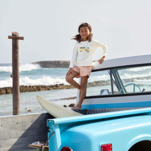 Short de bain anti-UV Boardie "Pêche" Lassig
