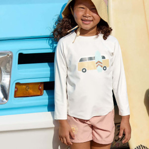 Short de bain anti-UV Boardie "Pêche" Lassig