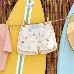 Short de bain anti-UV Boardie "Planches de Surf" Lassig