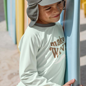 T-shirt enfant anti-UV manches longues "Make Waves" Lassig