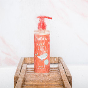 Gel douche naturel Corps et Cheveux pour bébé et enfant  "Tropical Berries" Mini U