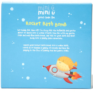 Bombe de bain effervescente enfant "Fusée" Mini U