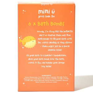 Bombes de bain effervescentes enfant "Multicolor" (x6) Mini U