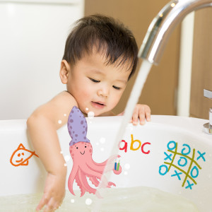 Crayons de bain "Multicolor" (x6) Mini U