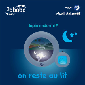 Veilleuse LED Indicateur de réveil "Kid'Sleep Moon" Pabobo