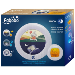 Veilleuse LED Indicateur de réveil "Kid'Sleep Moon" Pabobo