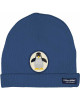 Bonnet Tricot en coton bio "Pingouin Navy" (1-10 ans)
