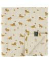 1 maxi-lange en mousseline de coton bio "Lively Lion" (110x110 cm) Trixie