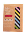 Cartes sensorielles Flash "Couleurs" (bébé 3+ mois)