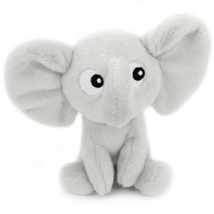 Peluche Ptipotos Elephant  Dimoitou Maman + Bébé "Gris Clair" Déglingos
