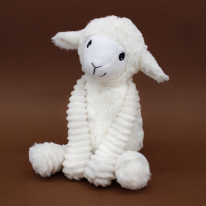 Peluche Ptipotos Mouton Olou Maman + Bébé "Blanc" (24 cm) Déglingos