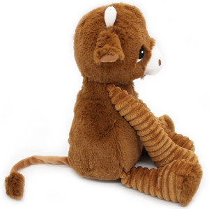 Peluche Ptipotos Vache Hindou Maman + Bébé "Cassonade" Deglingos