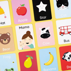 Cartes sensorielles Flash "Mes Premiers mots" Priya & Peanut
