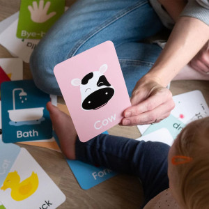 Cartes sensorielles Flash "Mes Premiers mots" Priya & Peanut