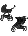 Poussette Thule Urban Glide 3 Double "Black" + Nacelle "Black"