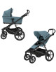 Poussette Thule Urban Glide 4 "Mid Blue" + Nacelle "Mid Blue"