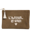 Pochette en coton "L'amour le Vrai" Zakuw