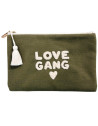 Pochette en coton "Love Gang" Zakuw