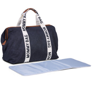 Sac à langer Mommy Bag Signature Canvas "Noir" Childhome