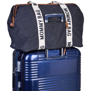 Sac à langer Mommy Bag Signature Canvas "Noir" Childhome