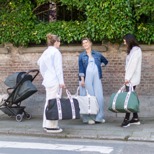 Sac à langer Mommy Bag Signature Canvas "Noir" Childhome